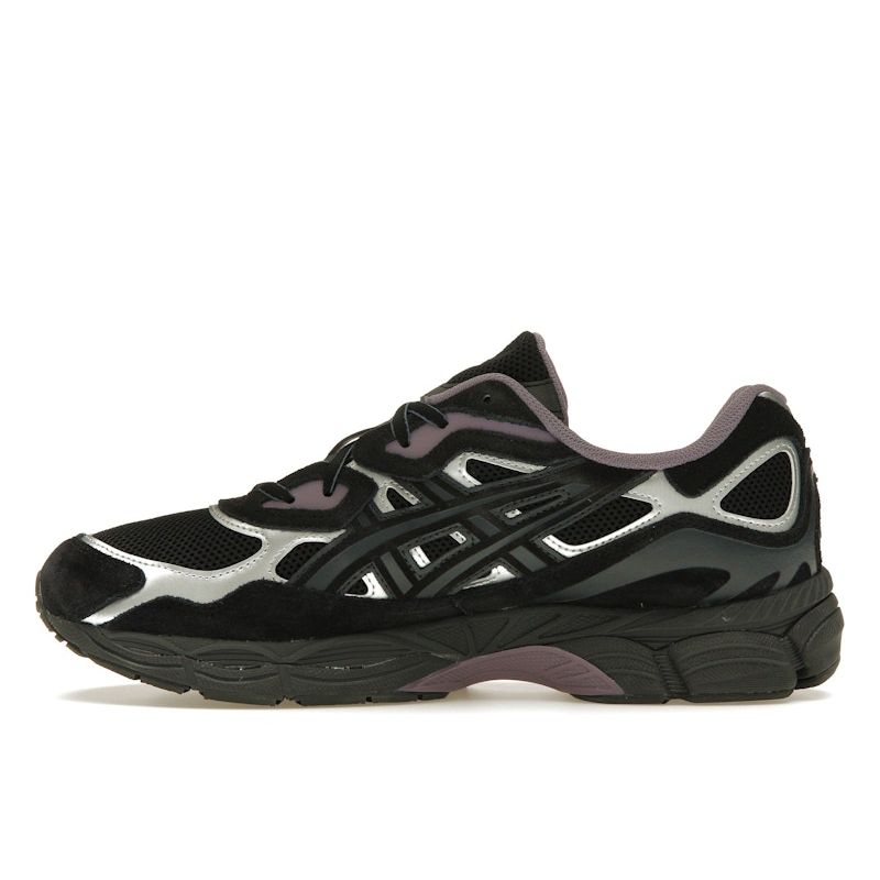 Asics Gel NYC Black Graphite Grey Purple Unisex Sneakers 1203A632-001