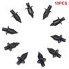 10Pcs/Set 6mm Black Rivet Fairing Body Trim Panel Fastener Screw Clips For Honda ATV Motorcycle Accessories Parts