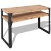 VidaXL Console Table Solid Acacia Wood 120 X 40 X 85 Cm