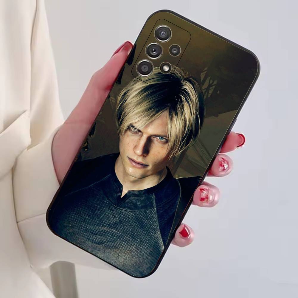 Чехол для телефона R-Residents Evil Леон Кеннеди для Samsung S25,S24,S21,S22,S23,S30,Ultra,S20,Plus,Fe, Мягкий силиконовый черный чехол