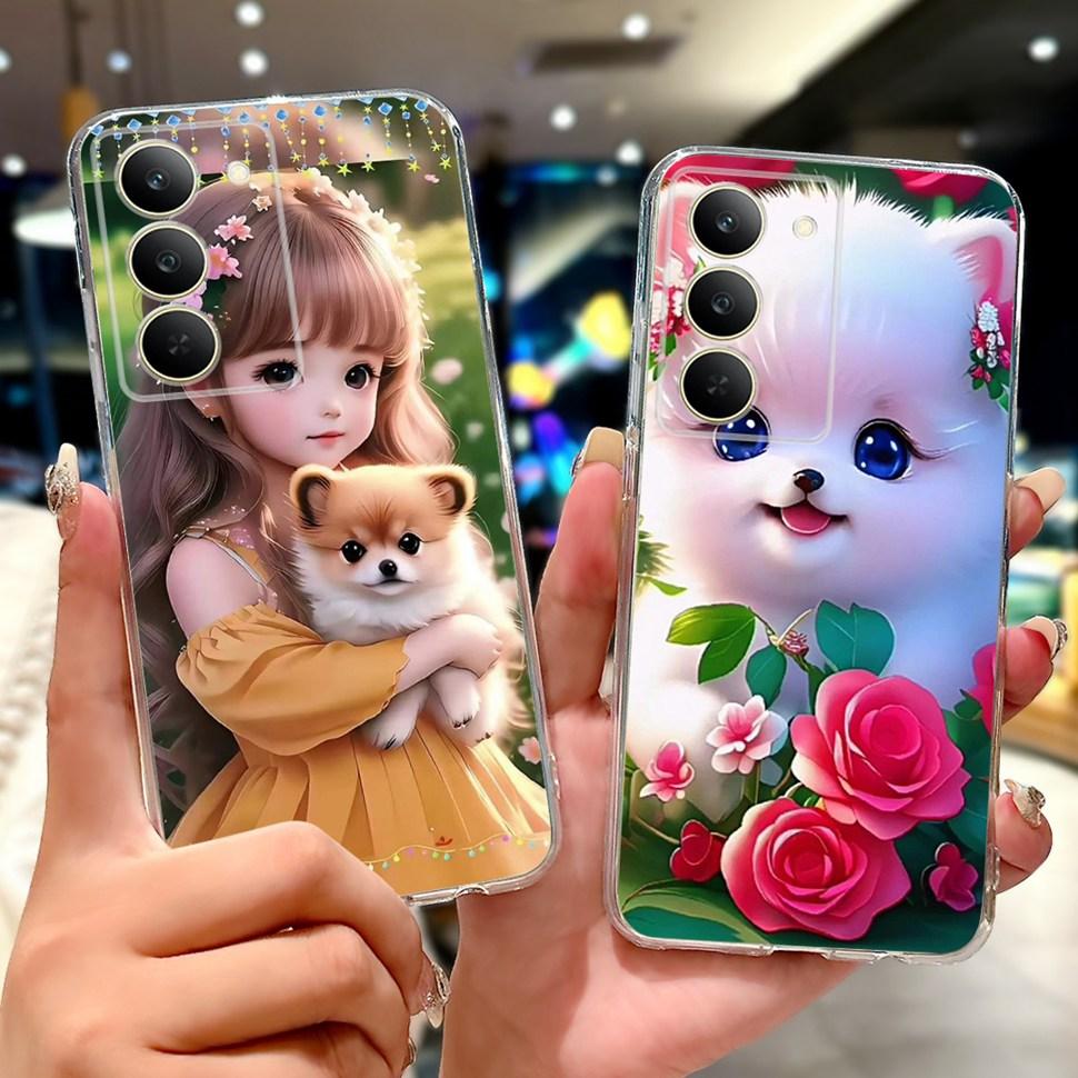 Чехол для Realme 14x 5G 6.67" Чехол Модный Чехол с Рисунком Бабочки Мягкие Силиконовые Чехлы для Телефона Для Realme 14x Realme14x Бампер
