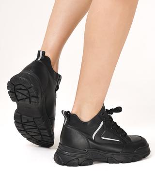 Кроссовки зимние Prima d'Arte 8553 36 черные кожа