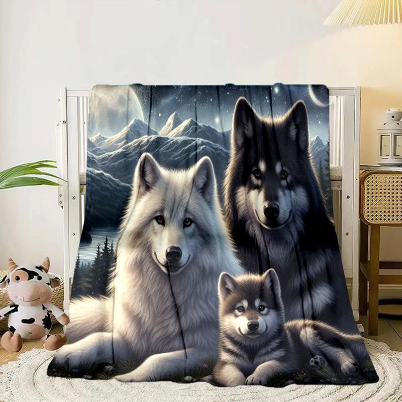 Wolf Pack Majesty Blanket Flannel Blanket Throw Blanket Sofa Cover Blanket Soft Premium Blanket Picnic Blanket Tv Blanket Gifts