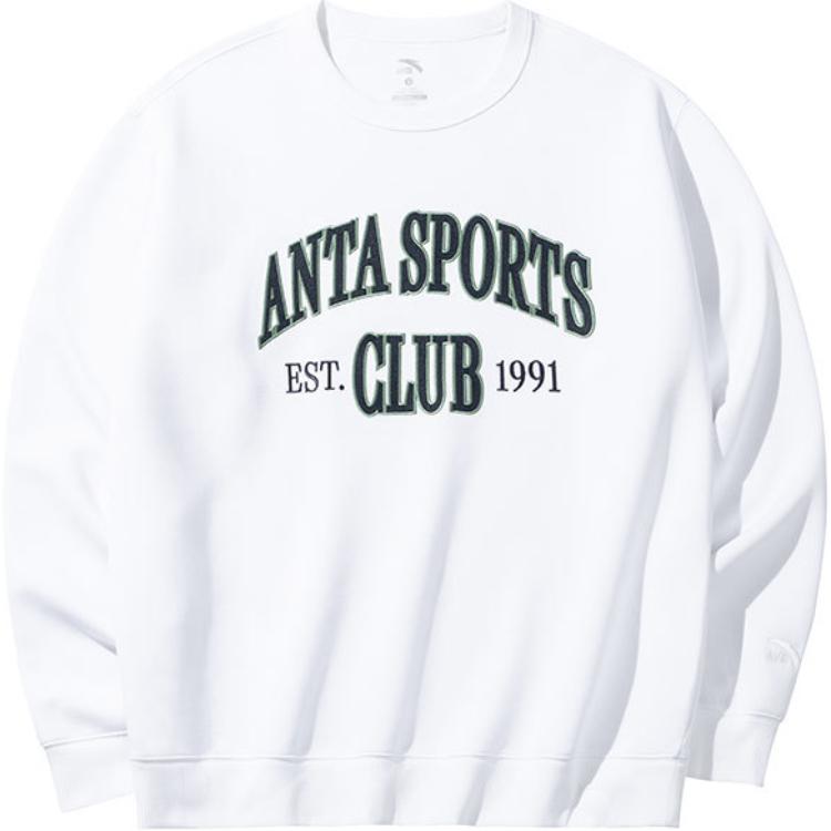 Anta Life Collection Sweatshirt Men's Snowflake White 152438701-1