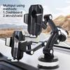 Car Dashboard Phone Mount Windowshield Super Adsorption Phone Holder 360 Degree Rotation Auto Phone Bracket