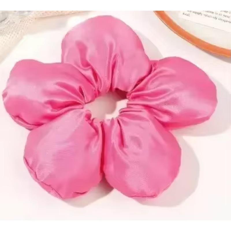 Корейские новые эластичные резинки для волос с цветочным узором из губки большого размера, женские заколки, головные уборы, аксессуары для волос для девочек