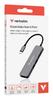 Verbatim Multi Port Essentials USB Hub USB-C PD, USB-A 3.0, USB-A 2.0, HDMI, SD/microSD