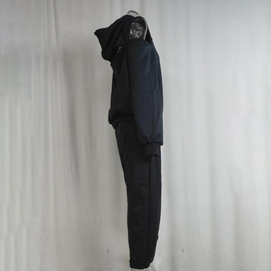 Женский спортивный костюм из двух частей, худи с длинным рукавом и укороченным пуловером, толстовка, спортивные штаны