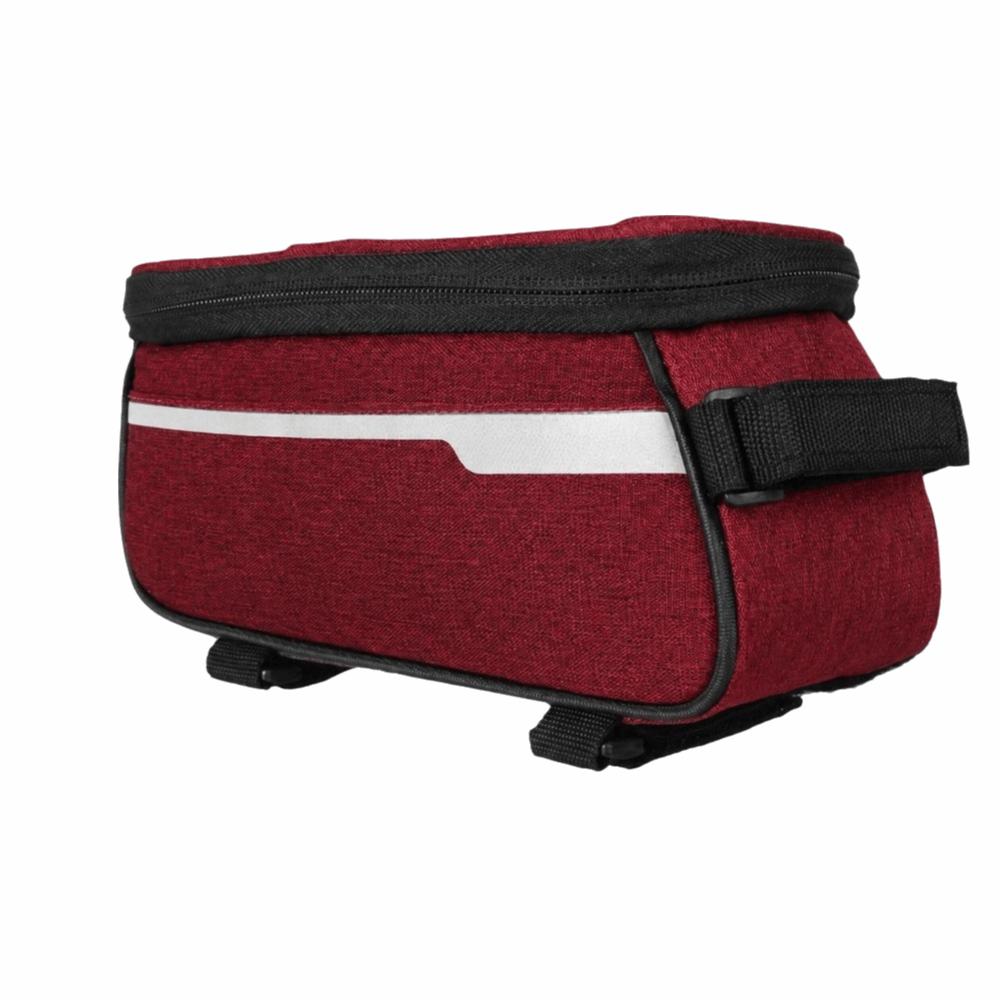 with Headphone Hole Bike Bags for Bicycles Waterproof Bike Frame Bag  Phone Storage