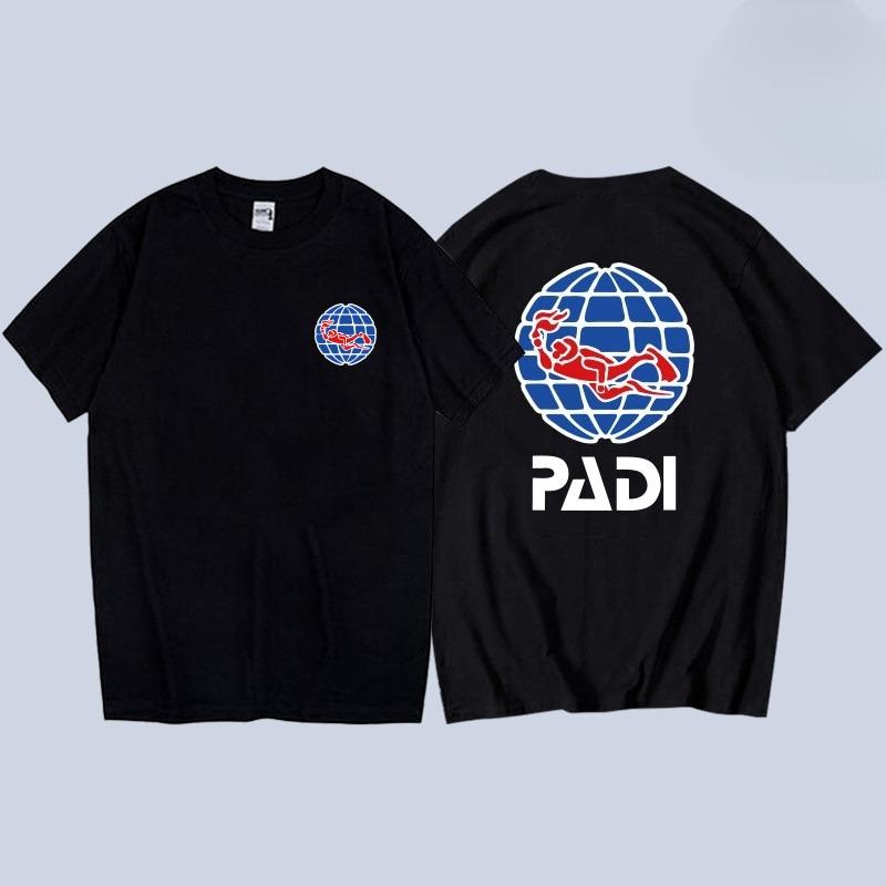 CMAS World Underwater Association PADI Diving Instructor Association Tshirt Unisexs Clothing and Womens 2026 Summer New T Shirt