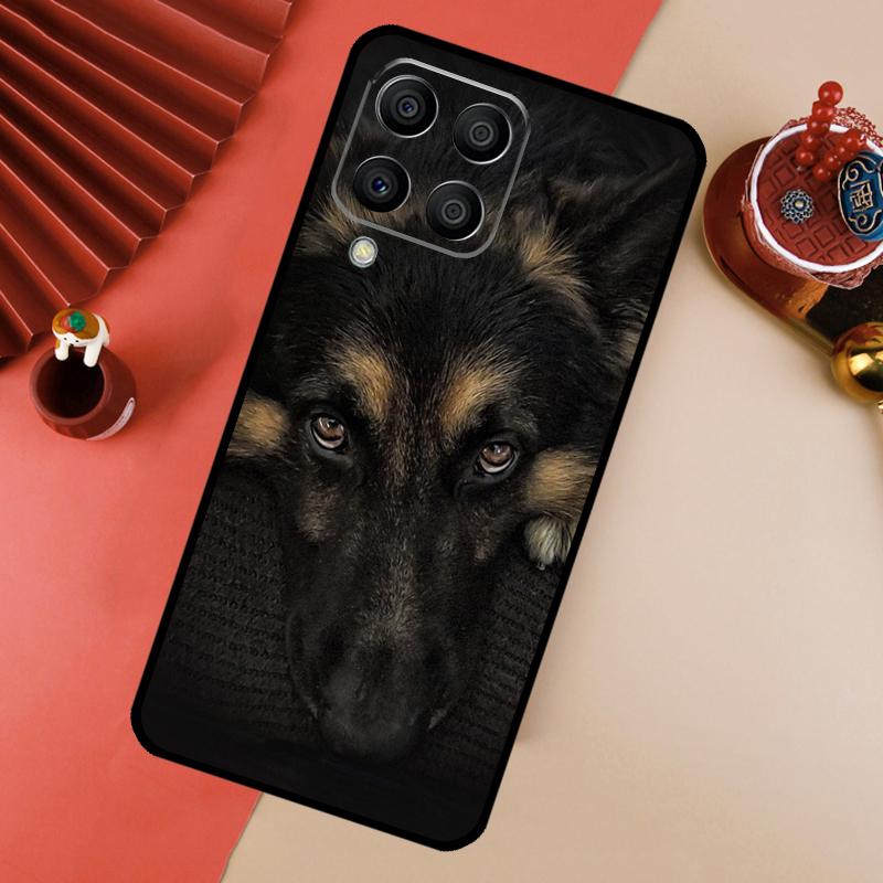 Cartoon German Shepherd Dog For Samsung Galaxy M31 M32 M52 M16 M11 M21 M13 M33 M35 M53 M55 M15 M14 M34 M54 M12 M06 Case