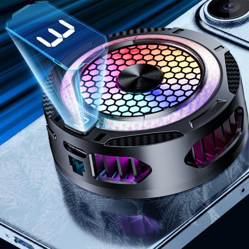 Радиаторы для смартфонов с 3 скоростями и тихим мотором, низкий уровень шума, быстрое охлаждение для геймеров, создателей контента, видеозаписи