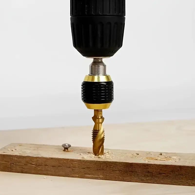 Chuck Extension Adapter Convertor Hex Shank Quick Release Change Bar Socket Electric Screwdriver Bit Holder Kit For Screws Nuts