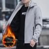 Мужская куртка с капюшоном весна/осень 2025: Печатная повседневная спортивная ветровка