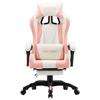 VidaXL Gaming Armchair with Footrest Reclining Chair Computer Armchair Work Office Interior Pink and 287994