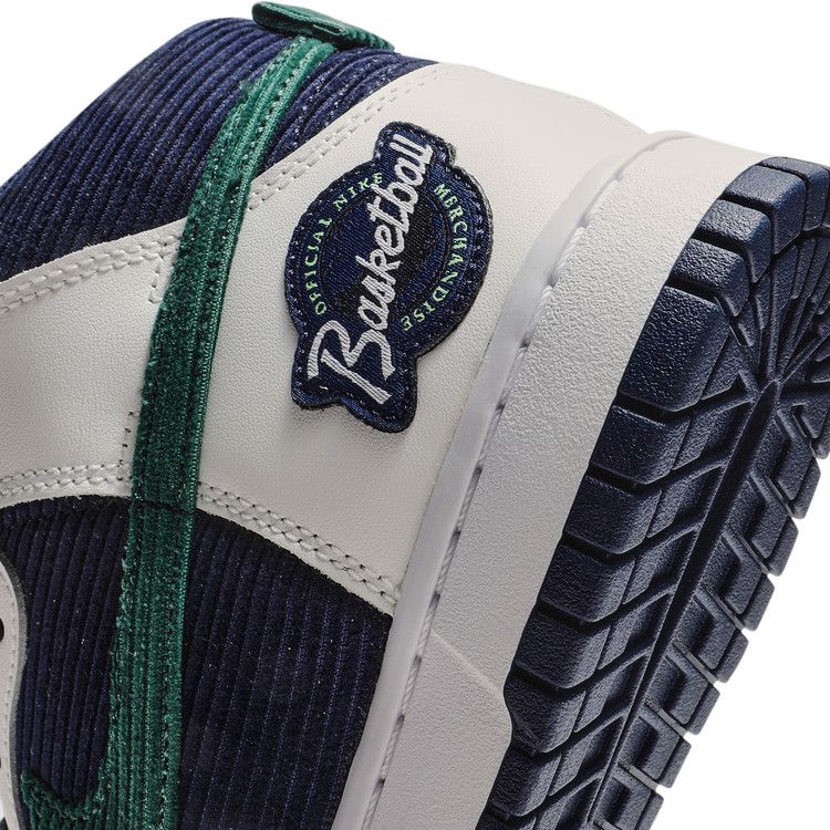 Men's Sneakers Nike Dunk High Sports Specialties White Navy White/Midnight Navy-Green-Volt