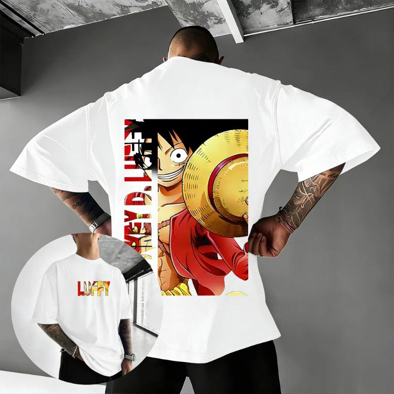 One Piece Luffy Anime Graphic T Shirt Men Women 2026 Summer Cotton Short Sleeve Tee Streetwear Oversized Casual Tops Y2k Clothes