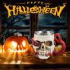 Novelty Beer Mug Skull Shape Realistic Octopus Tentacles Stainless Steel Medieval Halloween Party Wine Cup Whisky Shot Glasses Drinking Cup