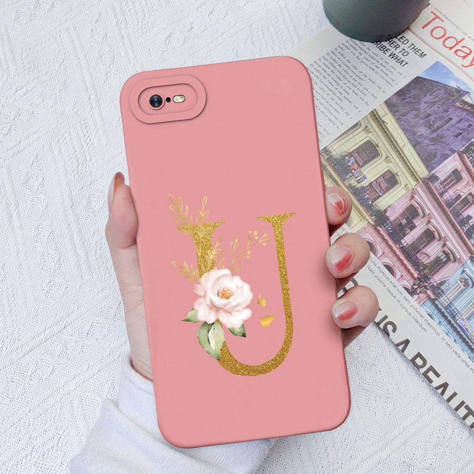 Для OPPO Realme C11 C12 C15 C33 C17 C35 C20 C30 Роскошный защитный квадратный жидкий силиконовый чехол из мягкого ТПУ с цветочными буквами для Realme Funda Coque, бампер