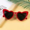 10 шт. Красные солнцезащитные очки в форме сердца, свадебные сувениры для женщин, винтажные очки в форме сердца, девичник, вечеринка, подарки для подружек невесты