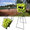 Portable 72 Tennis Sport Balls Pick Up Hopper Basket Stand Storage Rack Holder Organizer Equipment Tennis Accessories Universal