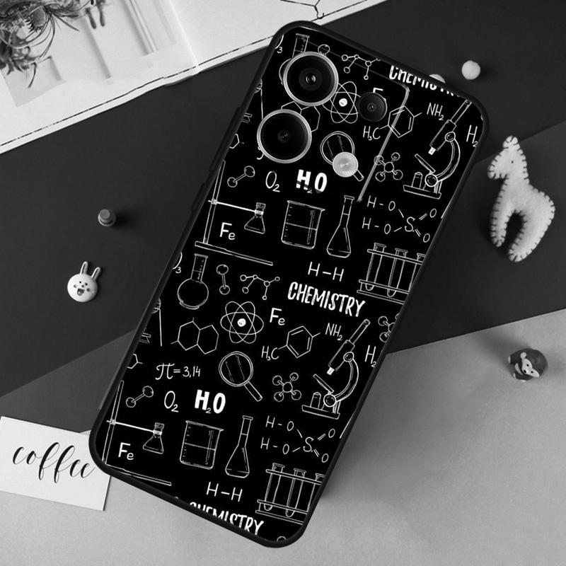 Биология Химия Чехол Для Xiaomi Redmi Note 13 12 11 8 9 10 Pro Note 12S 11S 10S Redmi 12 10C 12C 13C Чехол