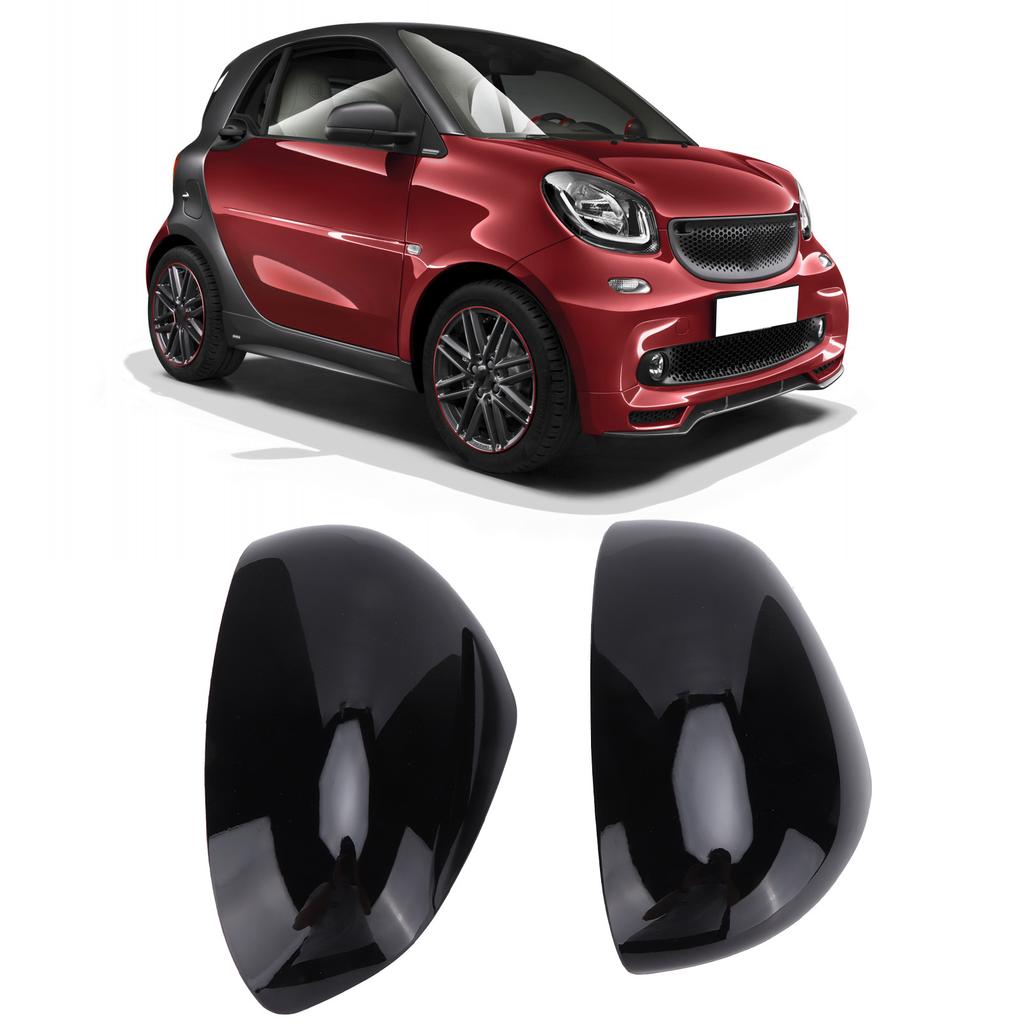 Pair Rearview Mirror Stick On Protective Housing Replacement for Smart FortwoCelsiusForfour 453 2015‑2021