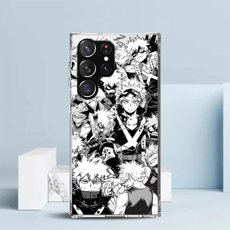 Чехол для телефона Bakugou Katsuki MHA My Hero для Samsung Galaxy S24 S25 Edge S26 Ultra S22 S23 Plus S21 + S20 FE Мягкая задняя крышка из ТПУ G