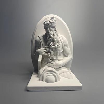 Скульптура персонажа Хань, гипсовая статуя, расширенный ароматический камень, настольное украшение, продвинутые подарки для небольших групп