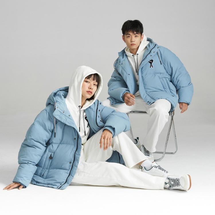 PUMA x Ami Padded Jacket 'Fadded Denim' Men's 535991-73
