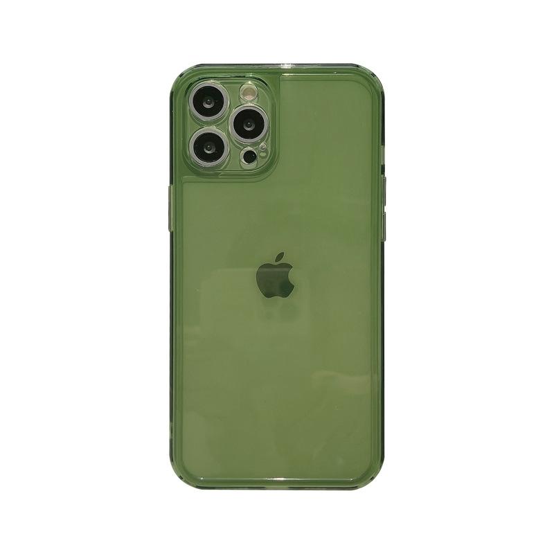 Прозрачный 17 Pro Max для чехла для iPhone iPhone 16 Все включено XS для 13 Однотонный 8p Защитный чехол