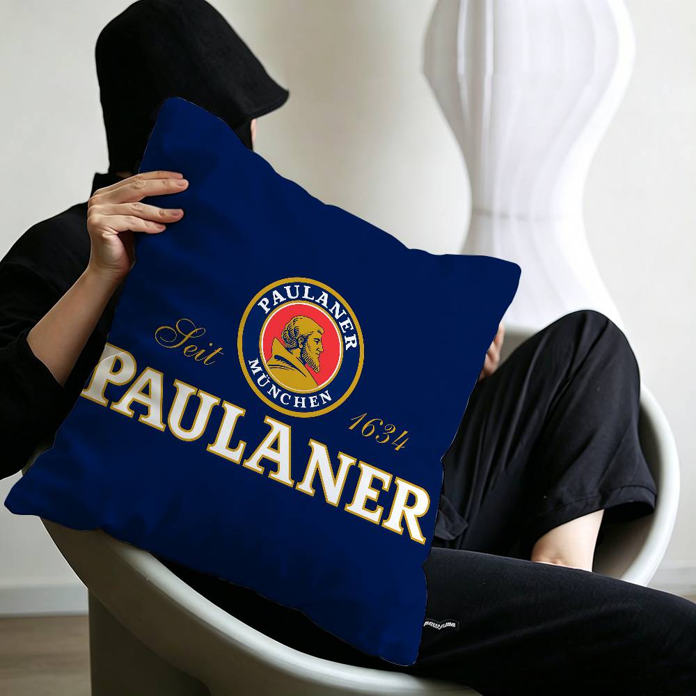German Beer PPaulaners Pillow Gift Home Office Decoration Pillow Bedroom Sofa Car Cushion CoverPillow Case