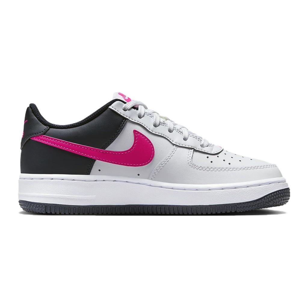 Nike Детские кроссовки Air Force 1 GS White Obsidian Pink Dark-Obsidian Fierce-Pink CT3839-109