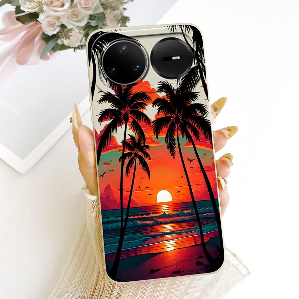 For Huawei Nova 15 Pro 15 15Ultra Fashion Dusk Beach Painting Phone Case For Huawei Nova15 15Pro Soft Silicone Covers Bumpers