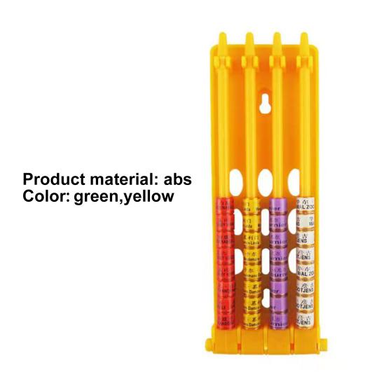 Yousheng Держатель для колец на лапку птицы Высокая прочность Большая вместимость ABS Держатель для колец на лапку голубя Стойка-вешалка для ножных колец птиц Товары для домашних животных