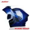 NEW Bluetooth Helmet Flip Up Visor Dual Lens Casco Moto Cool Motorcycle Helmet Full Face Casco Black Motorbike Helmets Modular