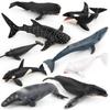 Sperm Whale Marine Animal Model Simulation Sea Life Figure Collection Whale Figurines Home Decor