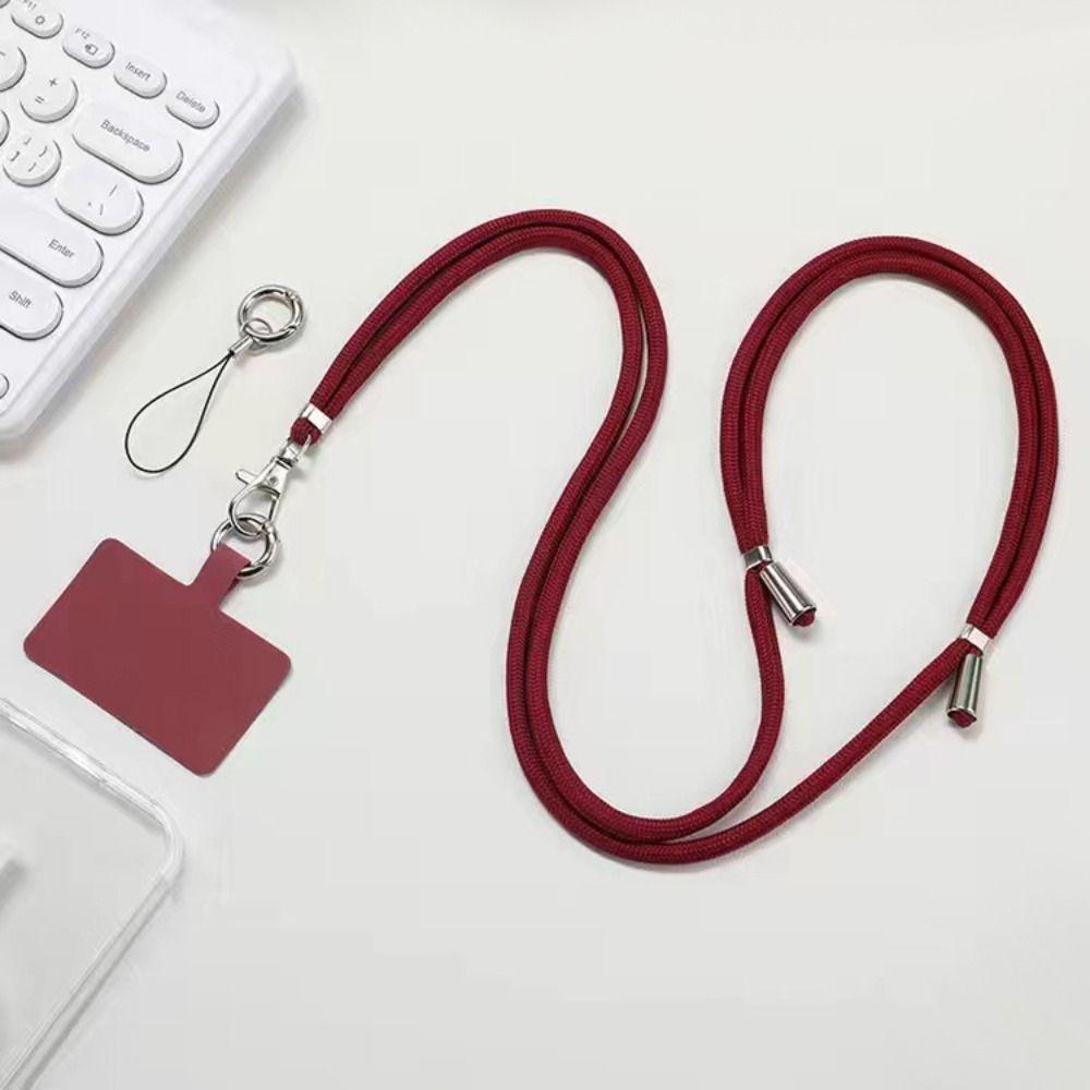 Adjustable Phone Strap Lanyard With Patch Neck Ropes Hanging Rope Hanging Cord Strap  Outdoor