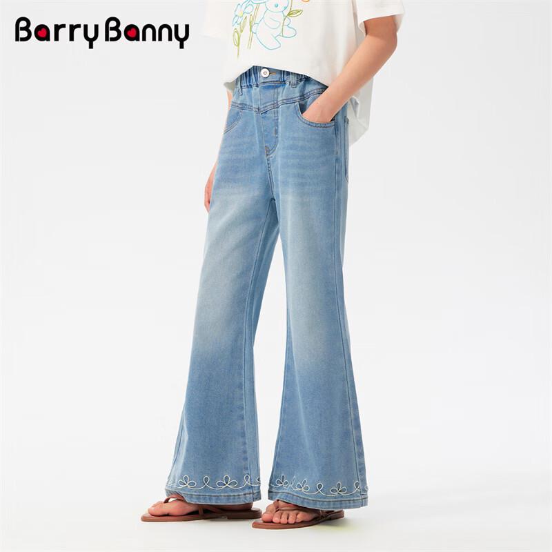 Джинсы клеш для девочек BARRY BANNY с вышивкой