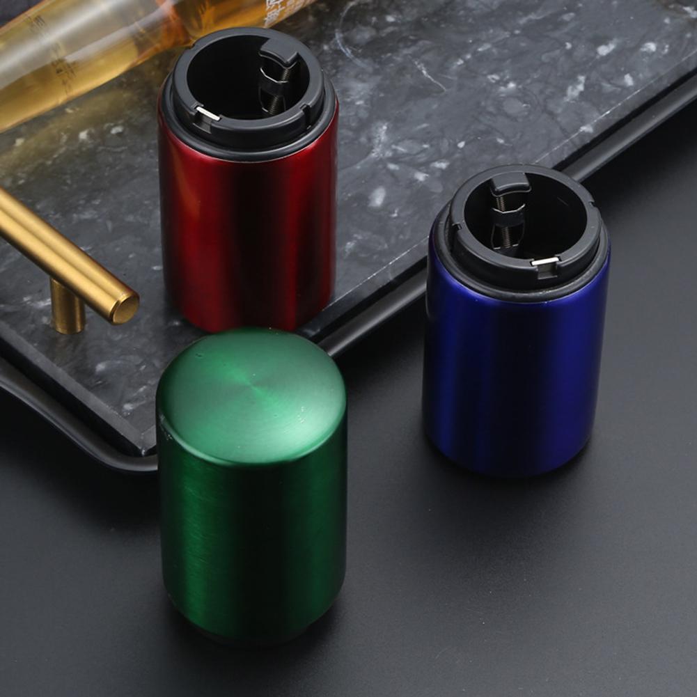 Открывалка для пивных бутылок из нержавеющей стали, Креативная автоматическая открывалка с магнитами, Металлический инструмент для открывания пива нажимного типа для кухни