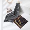 Elegant Double-Sided Square Scarf: Stylish Neck Accessory & Warm Shawl Gift
