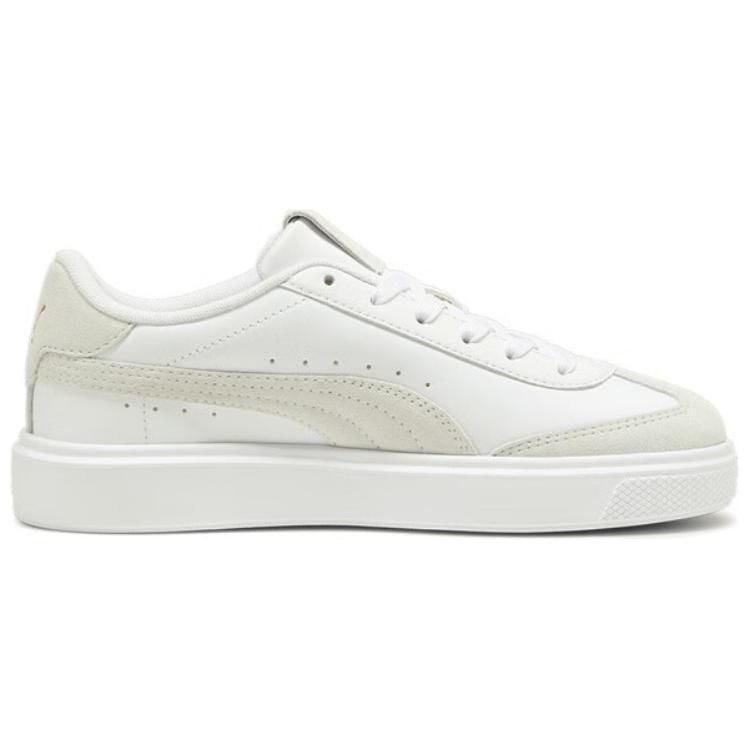 Puma Lajla T Toe белые перьевые серые женские кроссовки 397734-02