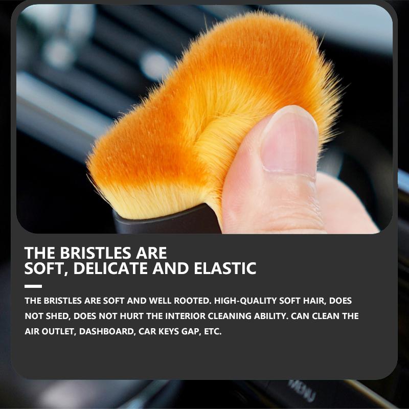 Car Interior Cleaning Tool Dashboard Air Outlet Soft Brush For Mitsubishi Pajero Outlander XL Montero Lancer Triton l200 Galant