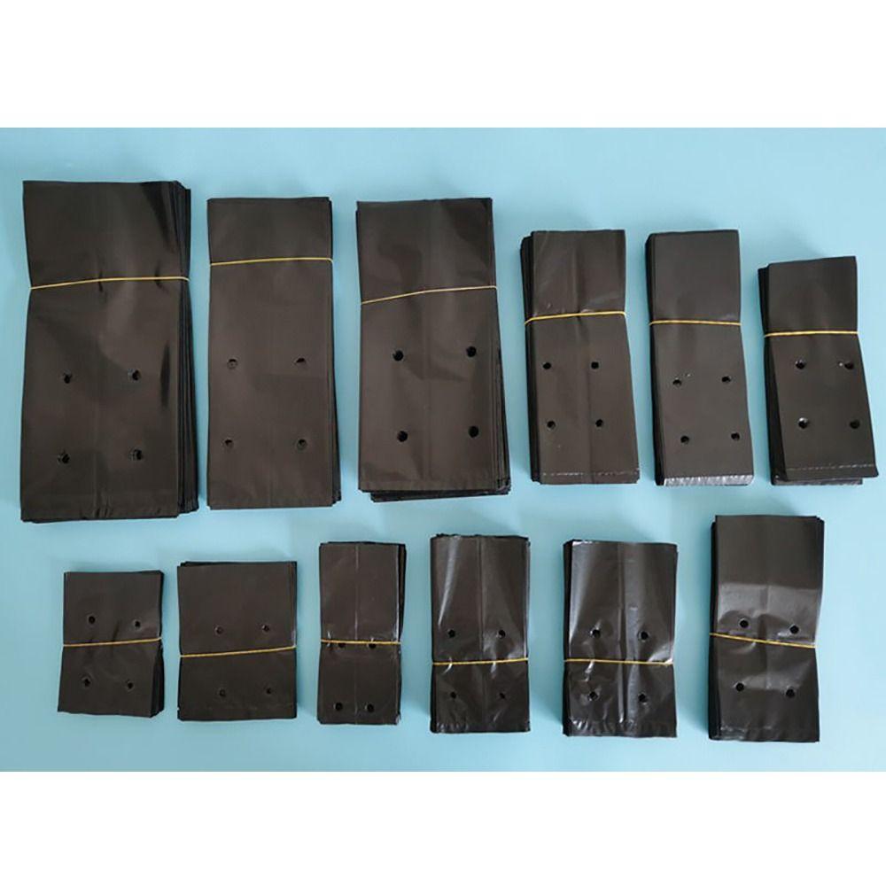 100Pcs Nursery Plants Cultivation Pot Planting Bag for Garden Orchard Tree Transplanting