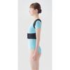 Cervin Back Straightening Double Belt Posture Supporter Black Plus Size 4L-5L