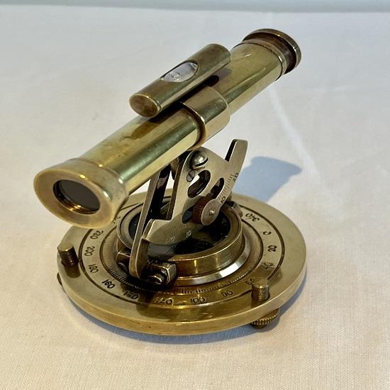 Настольный телескоп из золотой латуни в винтажном стиле, подарок для парусного спорта с компасом и секстоном, подарок для гаджета