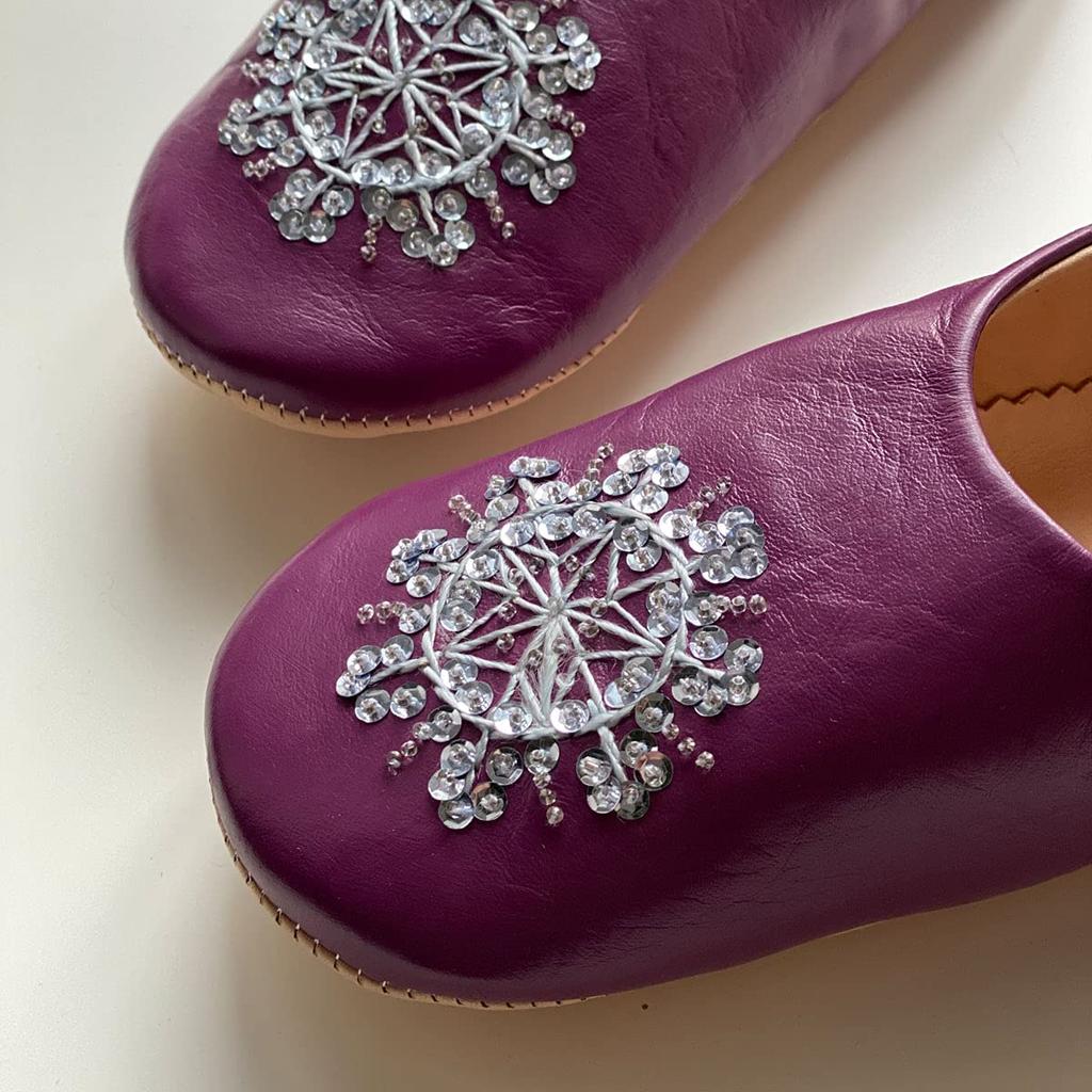 Babouche Stella Dahlia L [dear Morocco] // // (24.5 Cm)