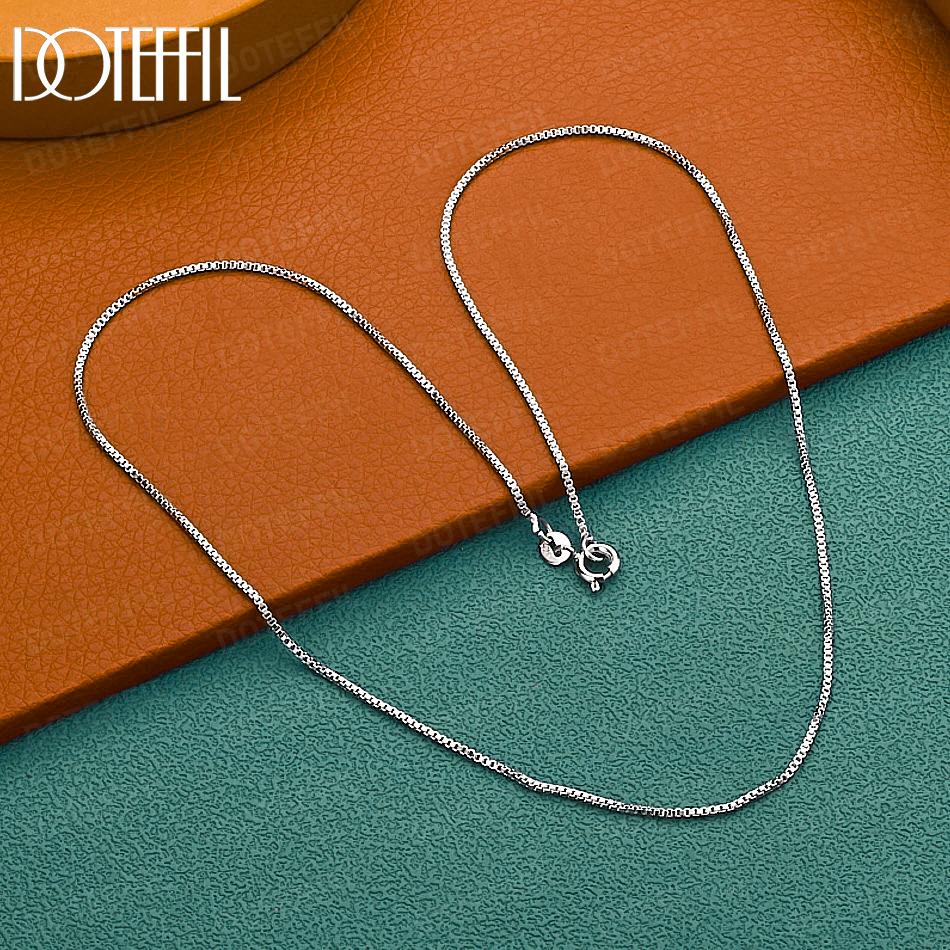 Серебряное колье 925 пробы, 45 см, клетчатое, свадебное украшение.