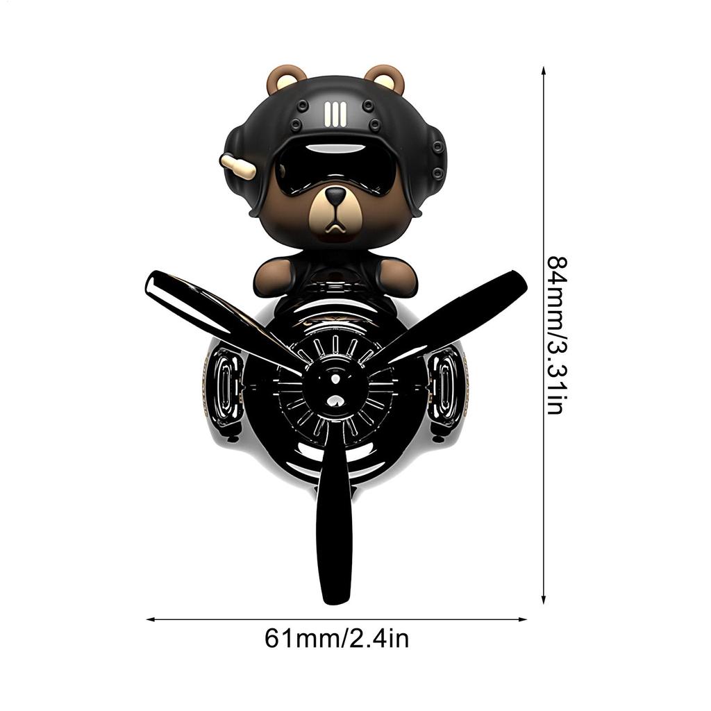 Освежитель воздуха в виде мишки для автомобиля, диффузор с ароматерапией, зажим на вентиляционное отверстие, стильный автомобильный декор, милый автомобильный ароматизатор для расслабления