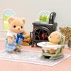 Мебель Sylvanian Families Дом с красной крышей у воды Элегантная столовая Сертифицированная игрушка ST Кукольный домик для детей от 3 лет и Sylvanian Families от Epoch